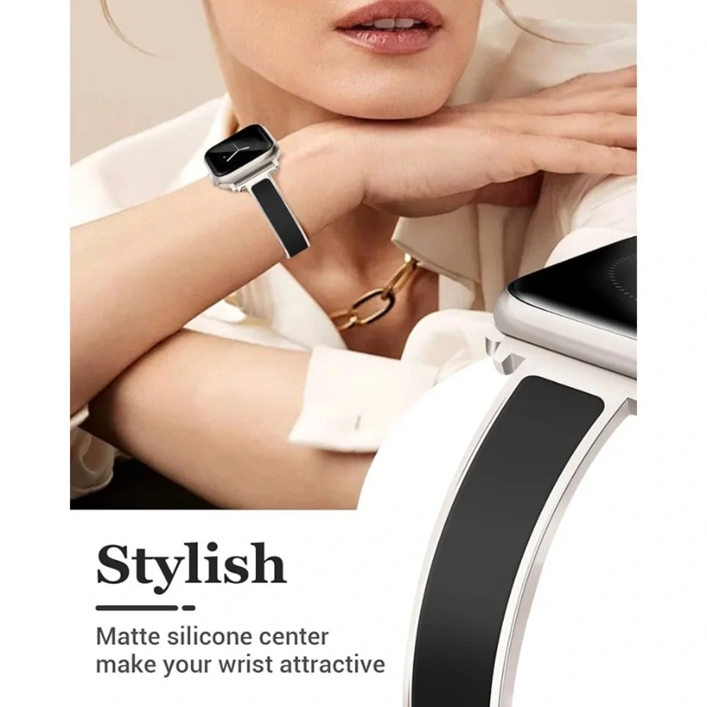 🌸 NEW Starlight Slim Watch Bands for Women Compatible with Apple Watch.